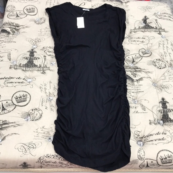 Splendid Ruched Jersey Minidress - Picture 4 of 9